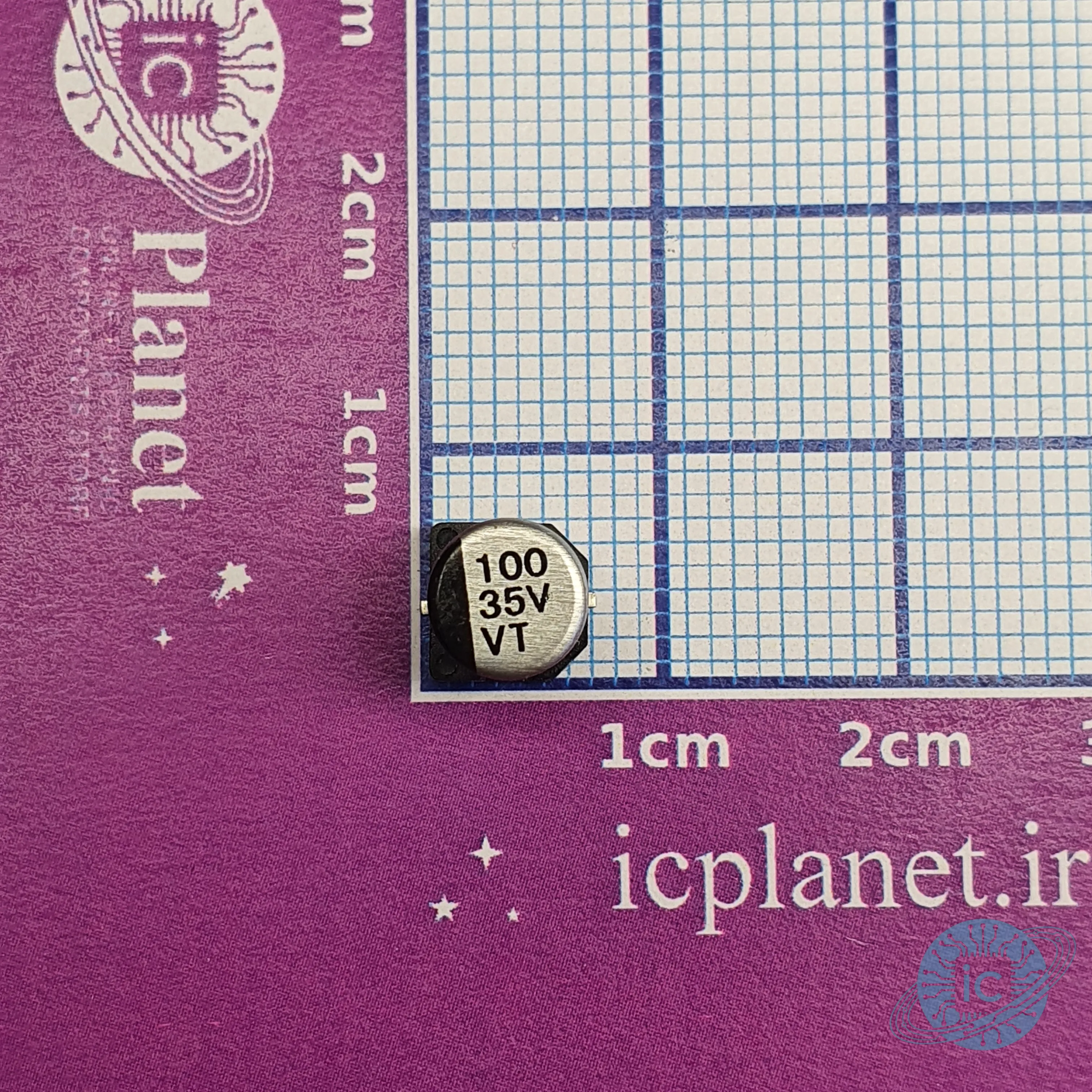 CAP-alum-100uF-6.3*7.7mm-35V-IND